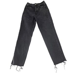 Zara Black Straight-Leg Women's Jeans